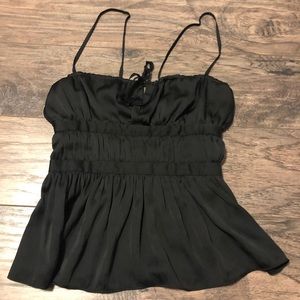 Urban Outfitters Kimchi Blue Black Satin Tank